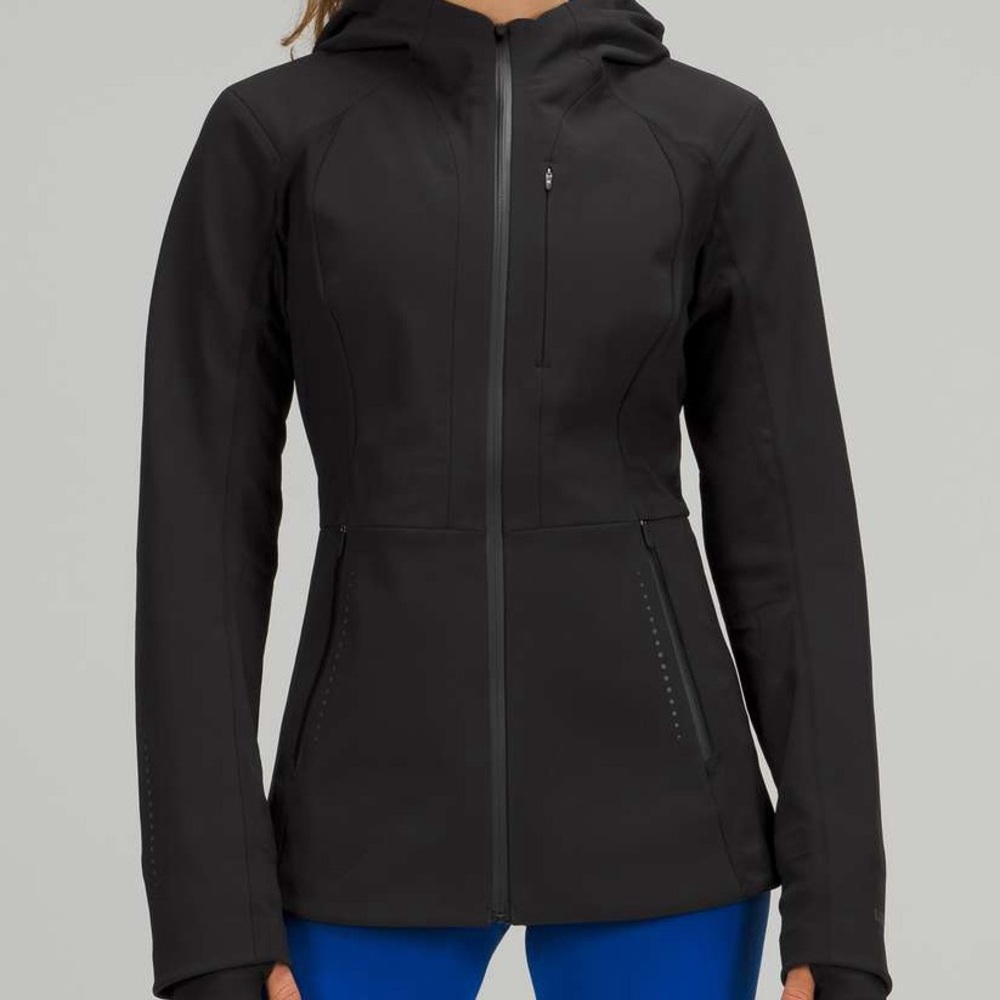 Lululemon Cross Chill Jacket RepelShell Black 12